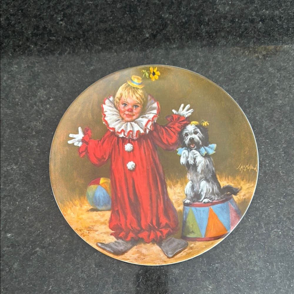 “Tommy the Clown” Collectors Plate #1006